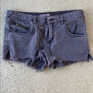 Free People Tattered Shorts